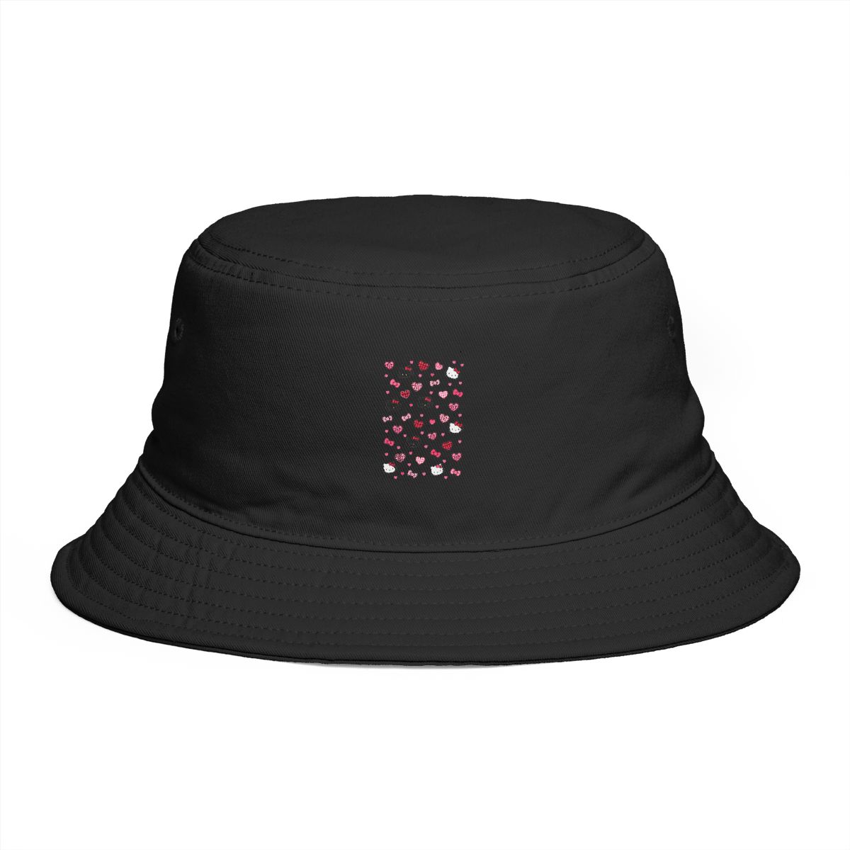 Sassy Woof Sanrio Hello Kitty Gingham Medium Pet Bucket Hat | Witch Hat Atelier