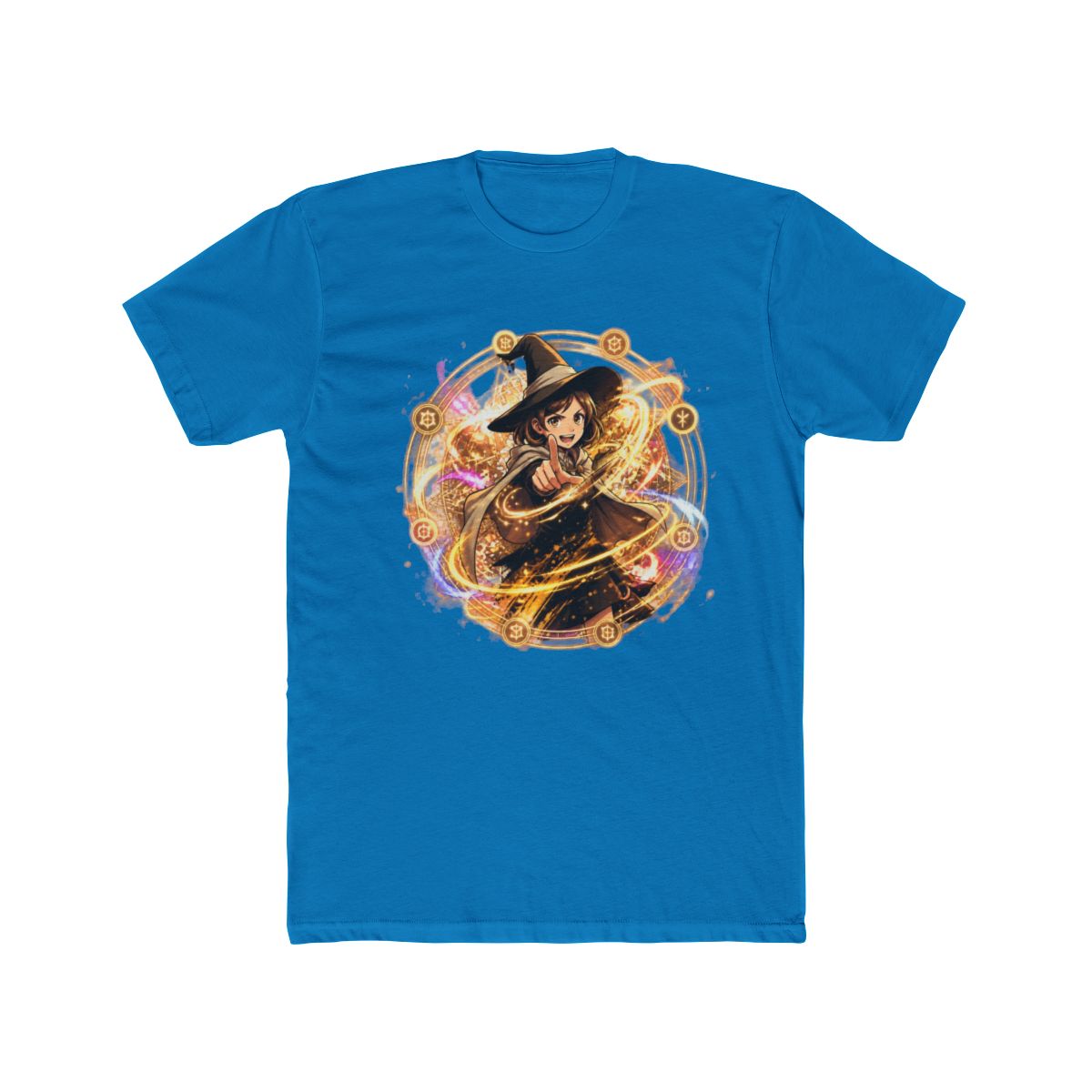 Golden Apprentice Witch - Magic Circle Art T Shirt | Witch Hat Atelier - alternate angle 5, merchandise