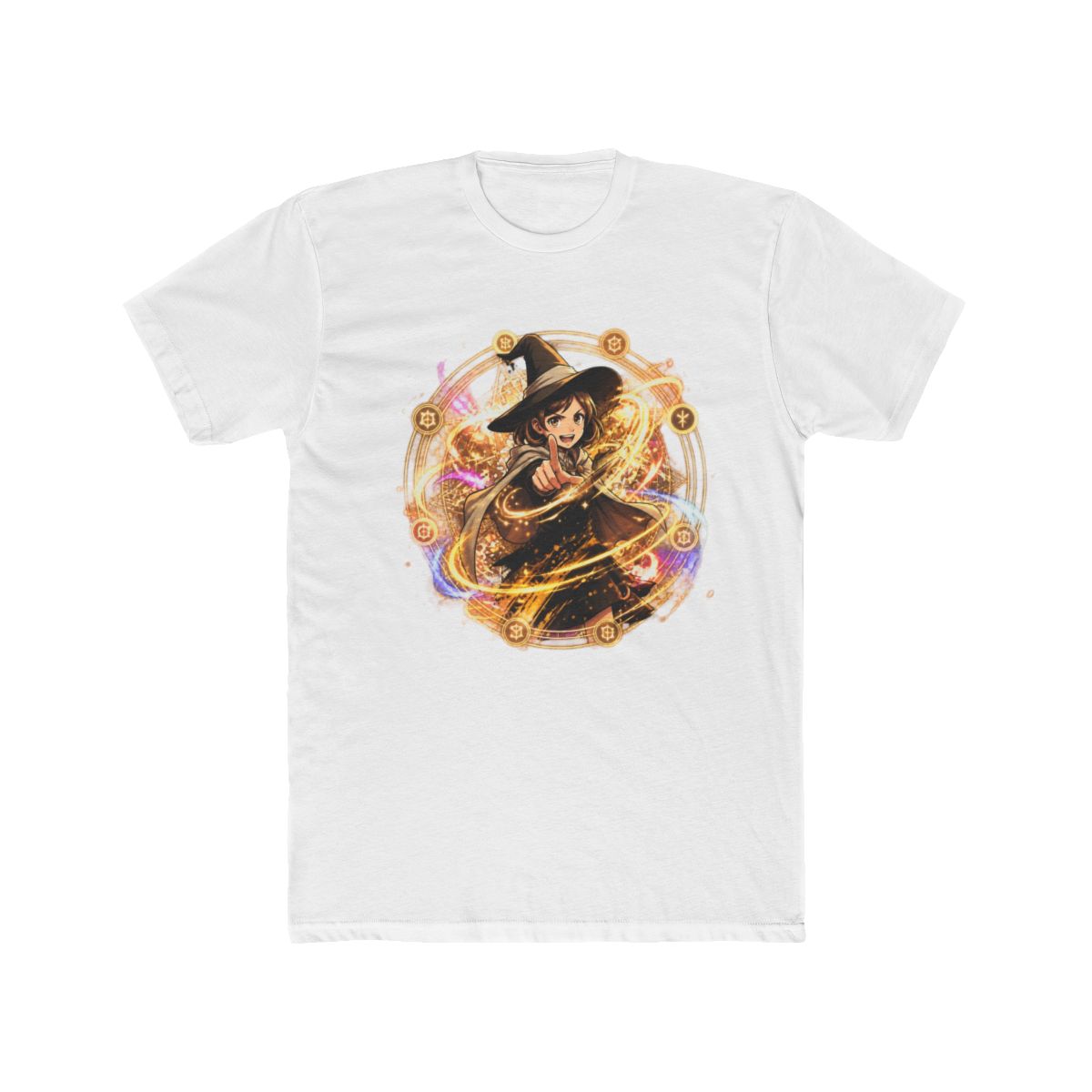 Golden Apprentice Witch - Magic Circle Art T Shirt | Witch Hat Atelier