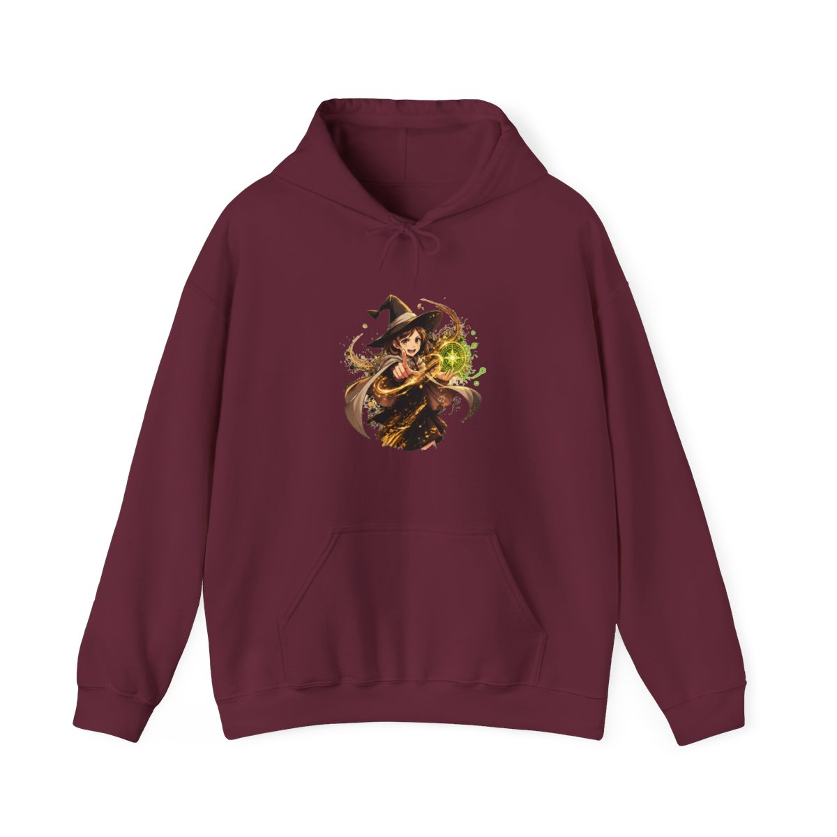 Golden Apprentice Witch - Magic Circle Art Hoodie | Witch Hat Atelier - alternate angle 3, merchandise
