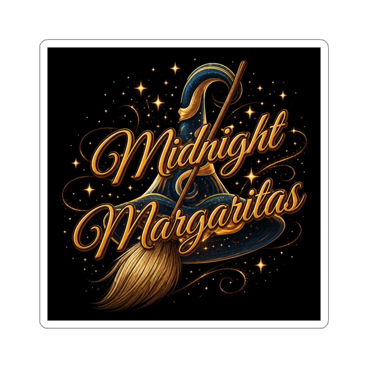 Midnight Margaritas Society Practical Magic Witch Classic Round Sticker | Witch Hat Atelier - Witch Hat Atelier official Stickers merch