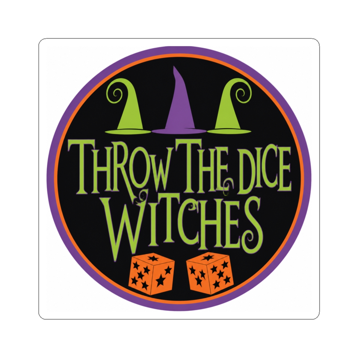 Throw The Dice WItches Stickers | Witch Hat Atelier