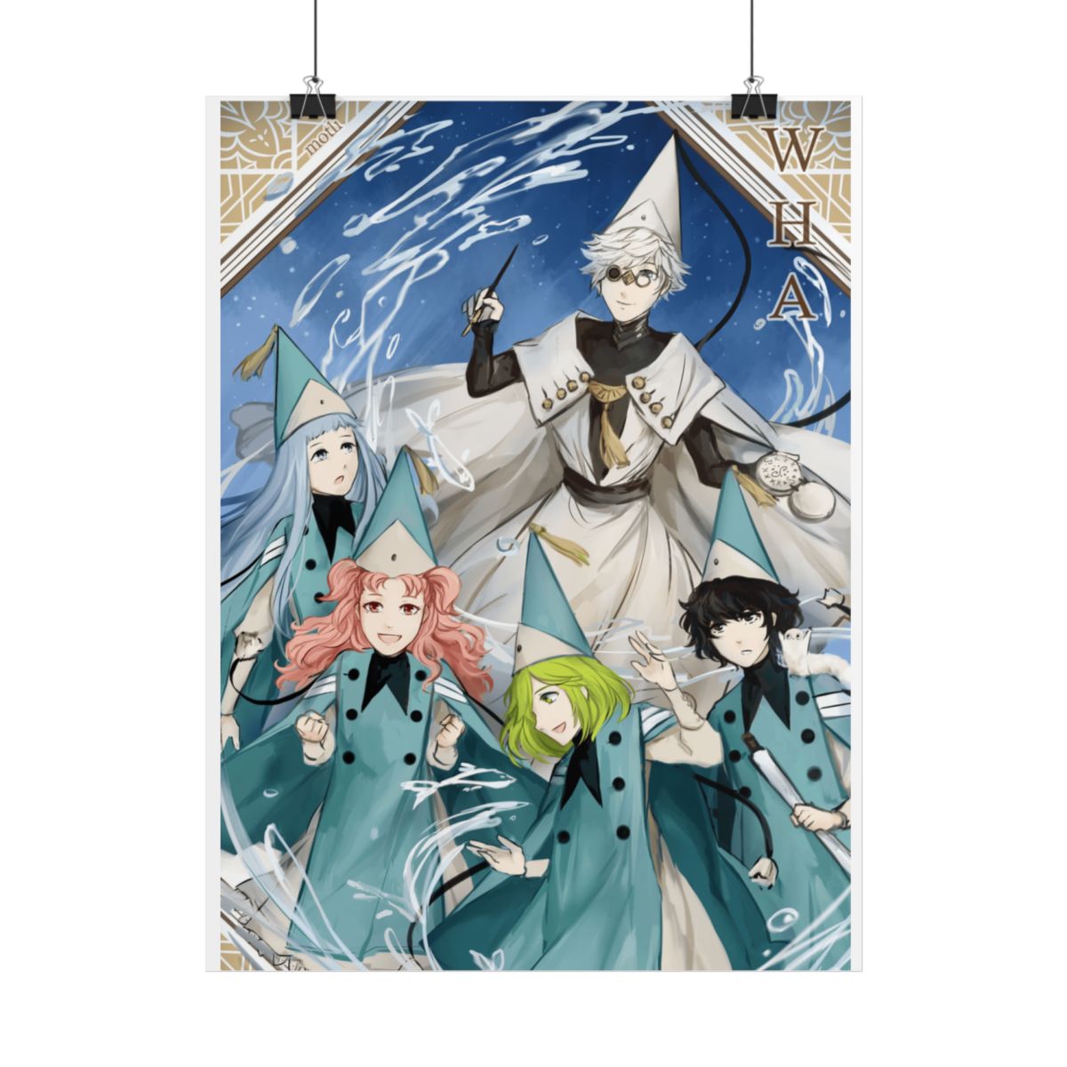 Witch Hat Atelier Characters Rolled Poster | Fantasy Anime Art Print - Witch Hat Atelier official accessories merch