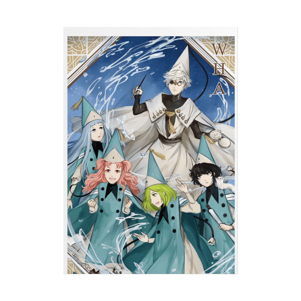 Witch Hat Atelier Characters Rolled Poster | Fantasy Anime Art Print - alternate angle 3, merchandise