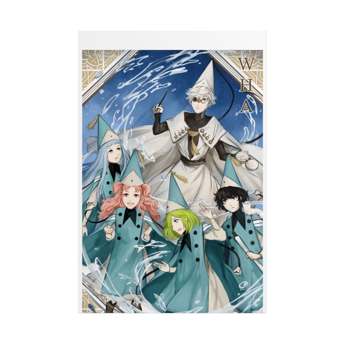 Witch Hat Atelier Characters Rolled Poster | Fantasy Anime Art Print - alternate angle 5, merchandise